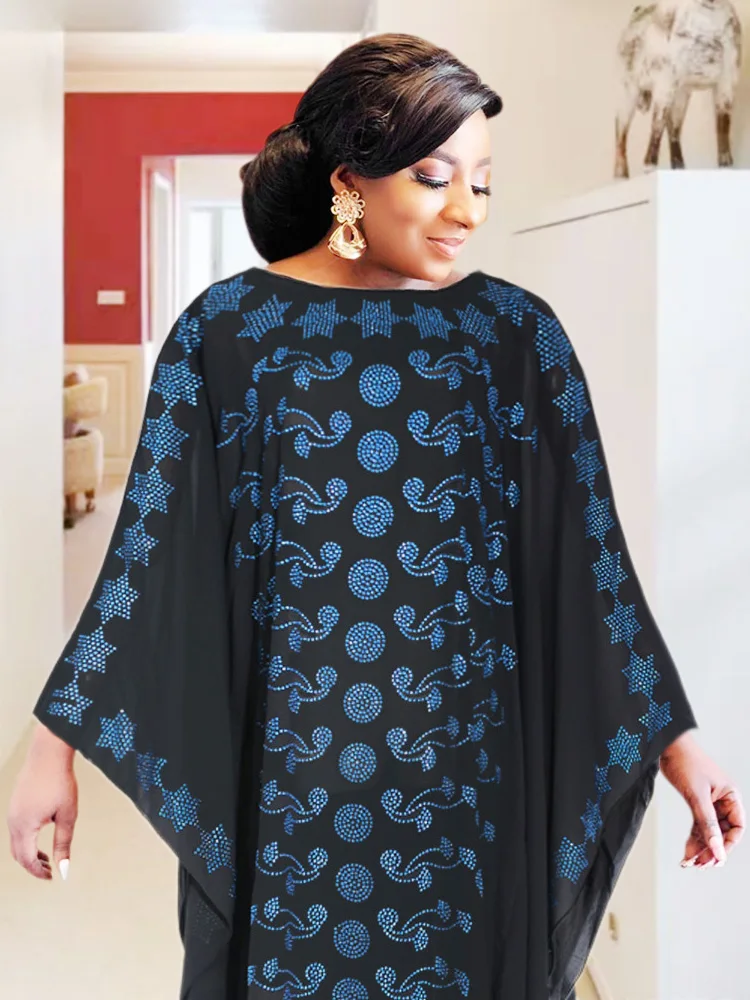 

Высококачественные африканские платья для женщин, шелковое мусульманское платье Дашики, африканская одежда, африканская женская одежда