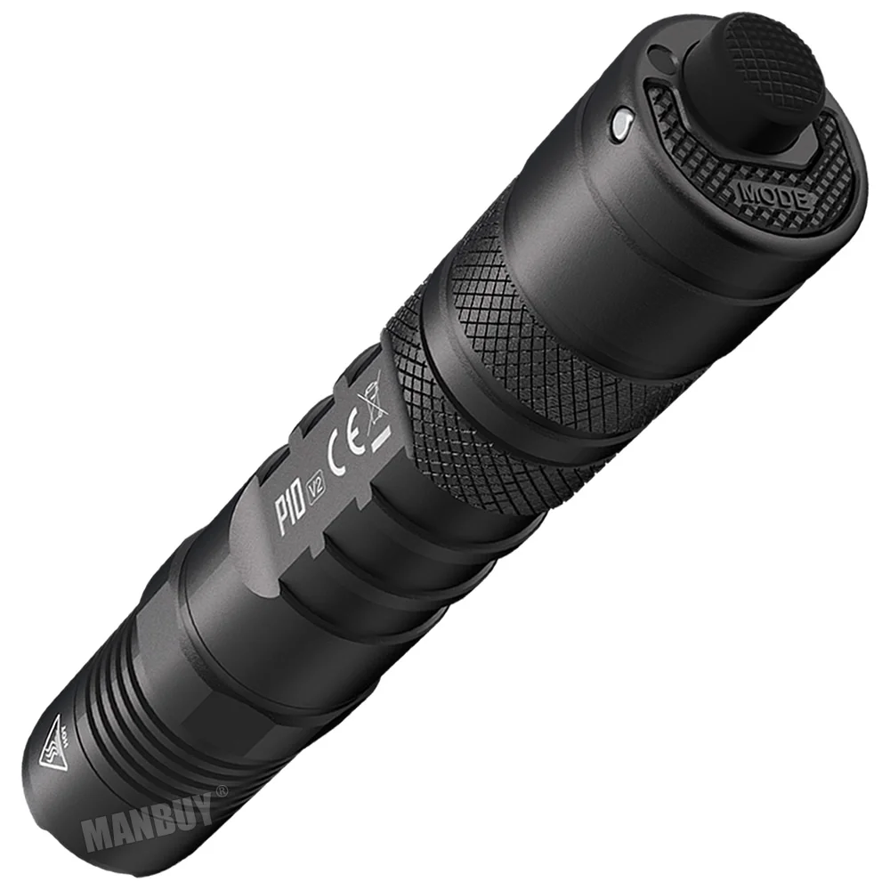 Светодиодный тактический фонарик Nitecore P10V2 1100 люмен уличный охотничий