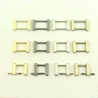 5pcs 131619mm metal o d ring luggage hardware removable detachable screws square metal buckles for bag accessories wholesales