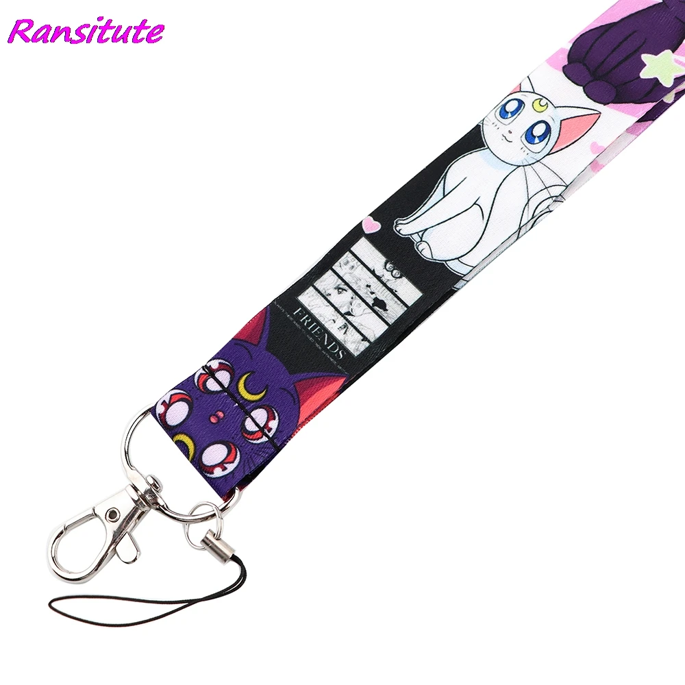 Ransitute R1869 для девочки и с изображением кота из мультфильма Стиль любителей аниме