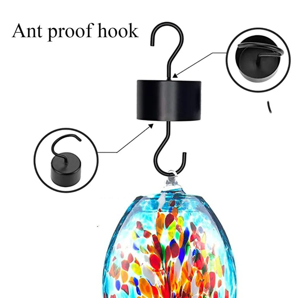 

Кормушки для Колибри, 2 упаковки, крючки для аксессуаров, кормушка для муравьев, муравьиная кормушка, искусственная Кормушка Для Колибри, ст...