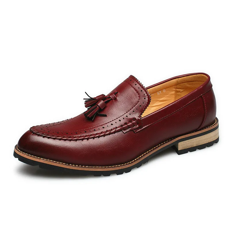 

Men Dress Handmade Shoes High Quality Men Formal Shoes Lace-up Men Business Oxford Shoes Brand Men Wedding Pointy Shoes