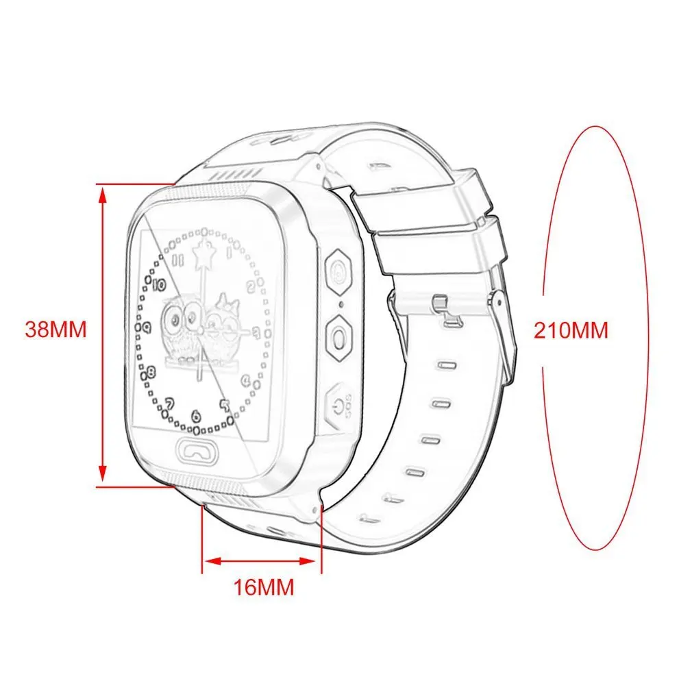

GPS Smart Watch Kids Wristwatch Waterproof Baby Watch With Remote Camera SIM Calls Gift For Children pk dz09 gt08 a1 SmartWatch