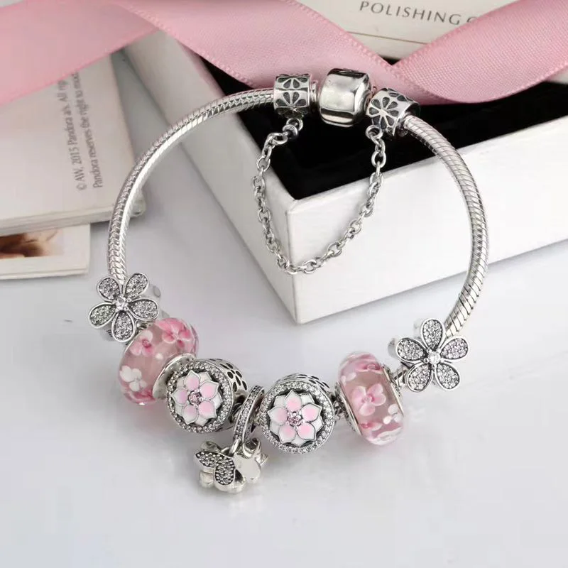 

LIDU 100%925 Silver High Quality Diy Bracelet Color Send Gift To Friends Free Mail Manufacturer Wholesale