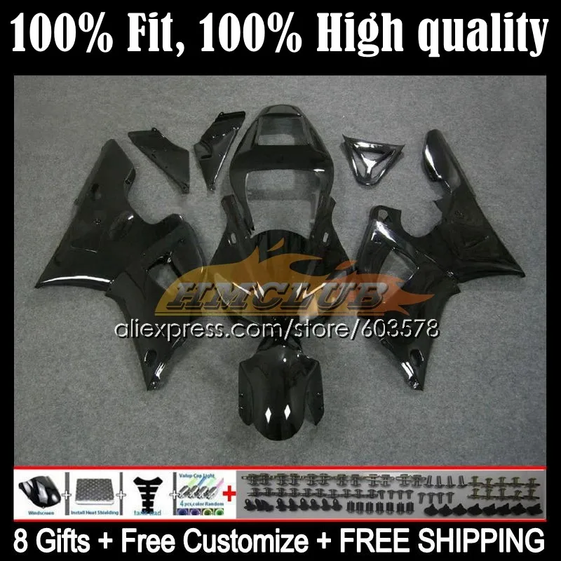 

Инъекционный корпус для YAMAHA YZF R1 R 1 1000 CC YZF1000 123CL.1 YZF-R1 YZFR1 98 99 1000CC YZF-1000 1998 1999 обтекатель глянцевый черный