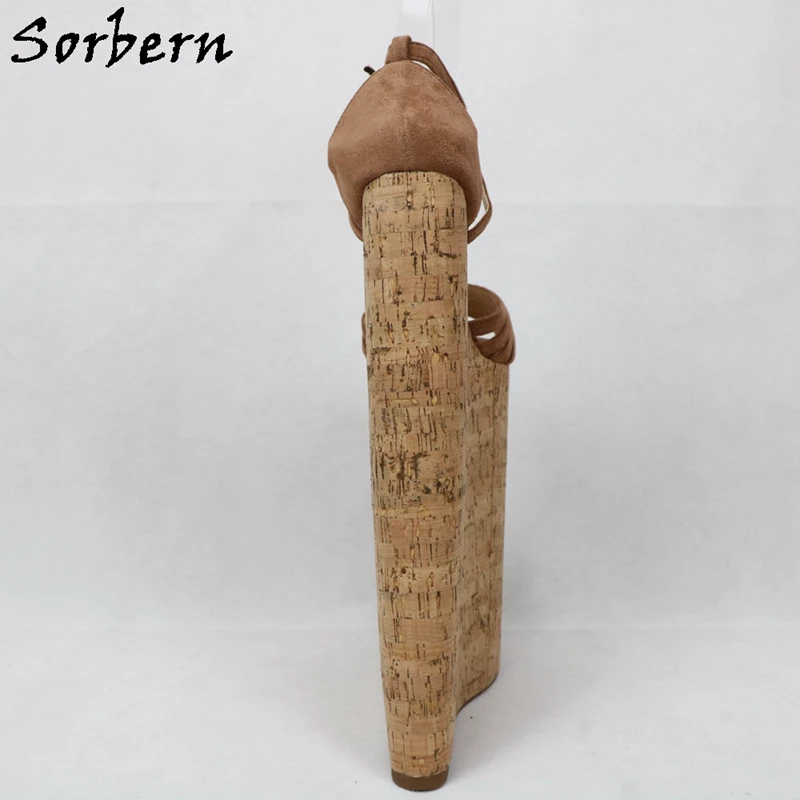 Sorbern/Босоножки на очень высоком каблуке; женские дизайнерские Летние босоножки; женские босоножки на танкетке и платформе; большие размеры 33-46
