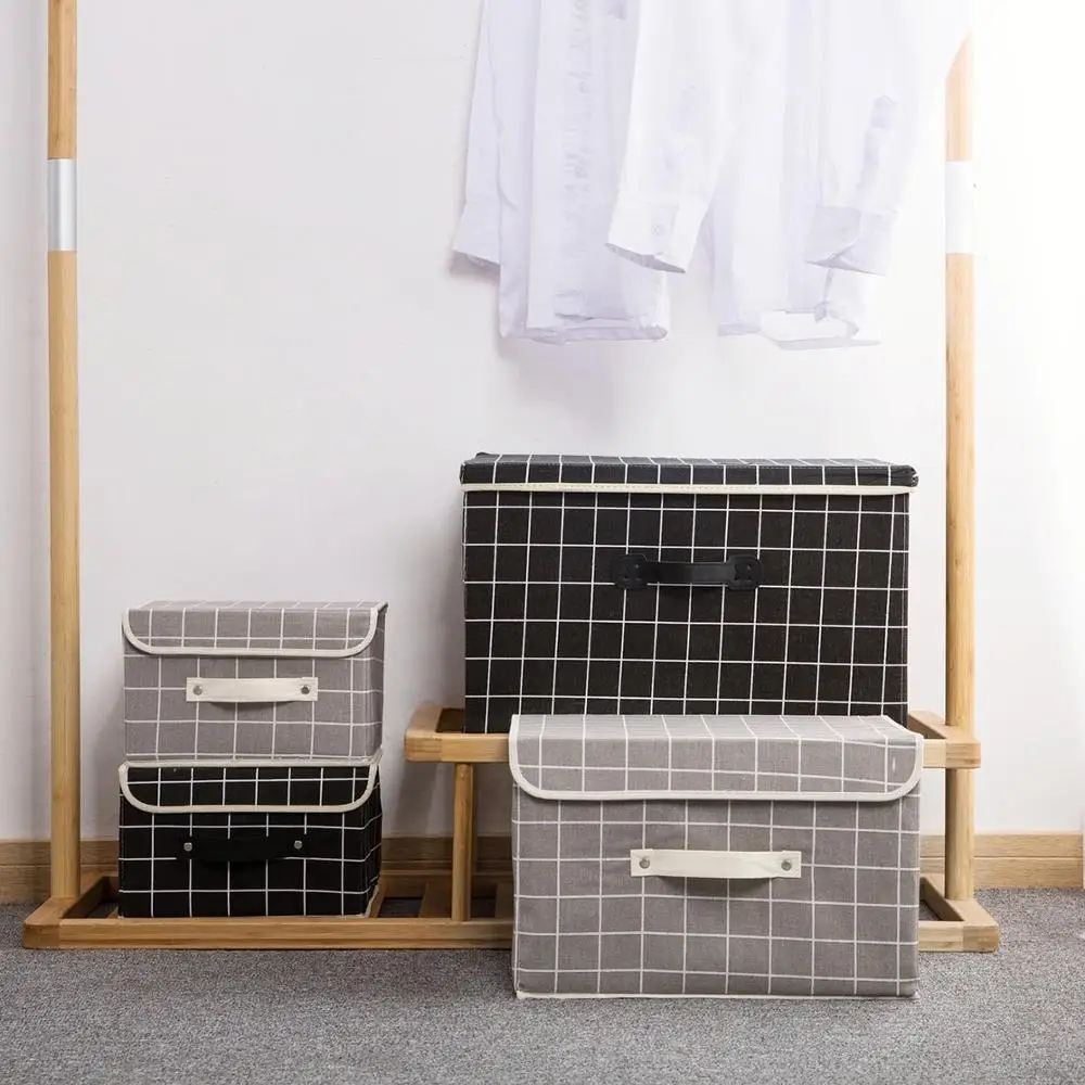 Сетчатый складной ящик для хранения одежды нижнего белья носков органайзер