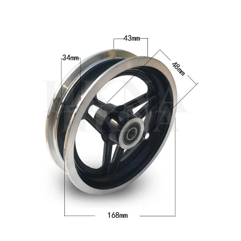 10 дюймов электрический скутер Ступица колеса из алюминиевого сплава диски 10x2 125 50