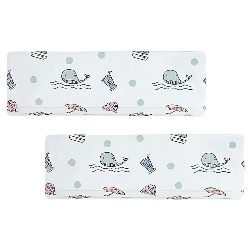 

2Pcs Air Conditioner Cover Indoor Hanging Air Conditioning Protective Case Anti-Dust Home Air Conditioner Decorative Cover