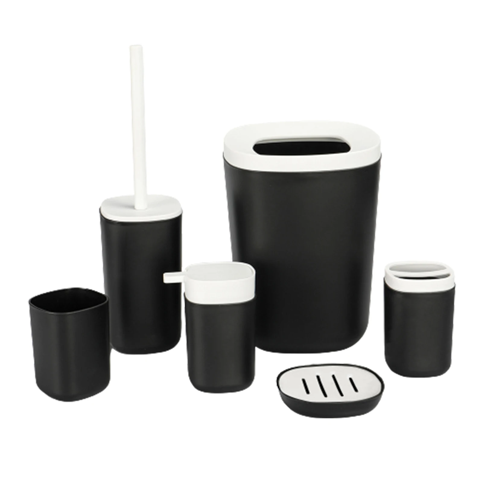 

Набор аксессуаров для ванной комнаты из шести предметов, удобная тарелка для мусора, мыла для дома, отеля