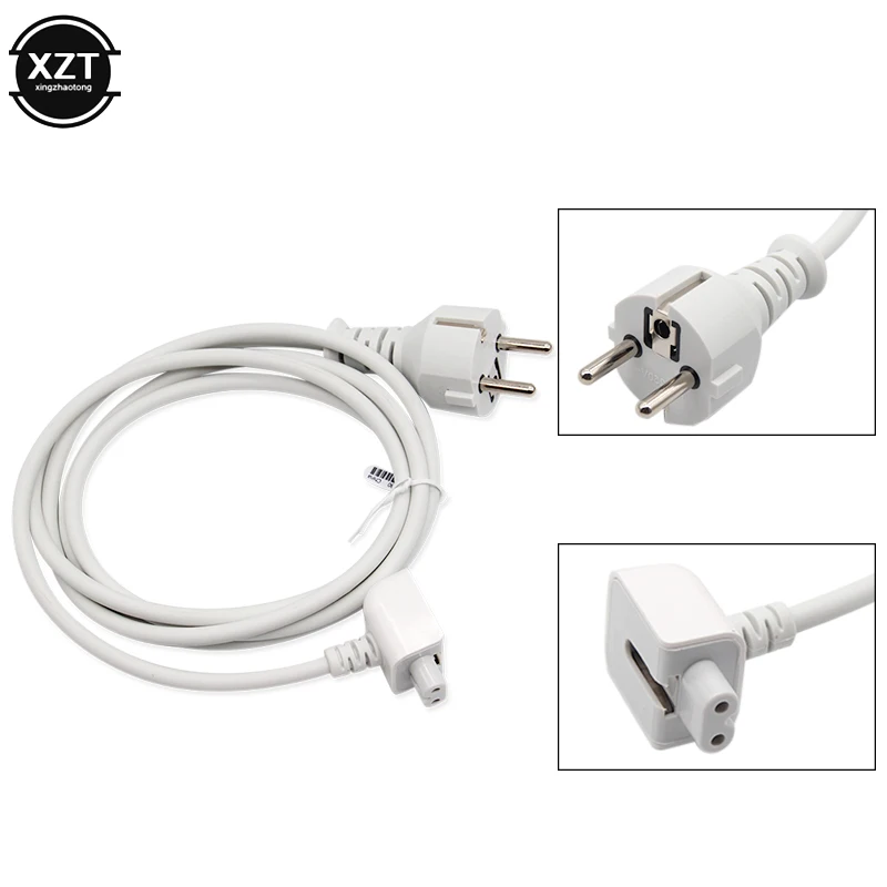 

1.8M AC Power Adapter EU Europe Plug Extension Cable for Mac MacBook Pro Air Laptop for IPAD IPHONE Charger Cord Type
