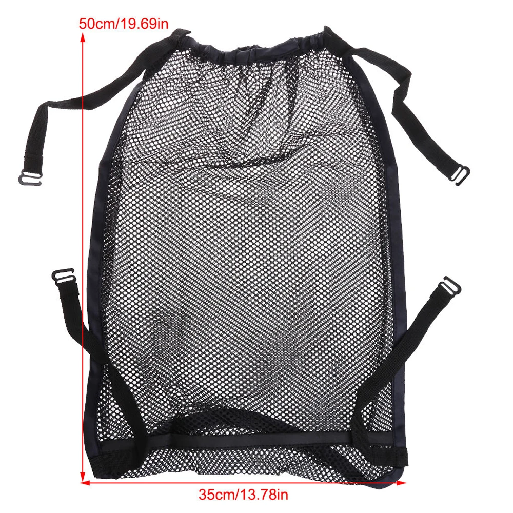 

Useful Baby Kids Stroller Hanging Bags Accessories Bottle Diaper Net Storage Bag Black Large Capacity Portable