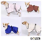 Банный халат для собак, банное полотенце с капюшоном для щенков, супервпитывающее быстросохнущее полотенце для кошек маленького, среднего и большого размера, халаты для домашних животных