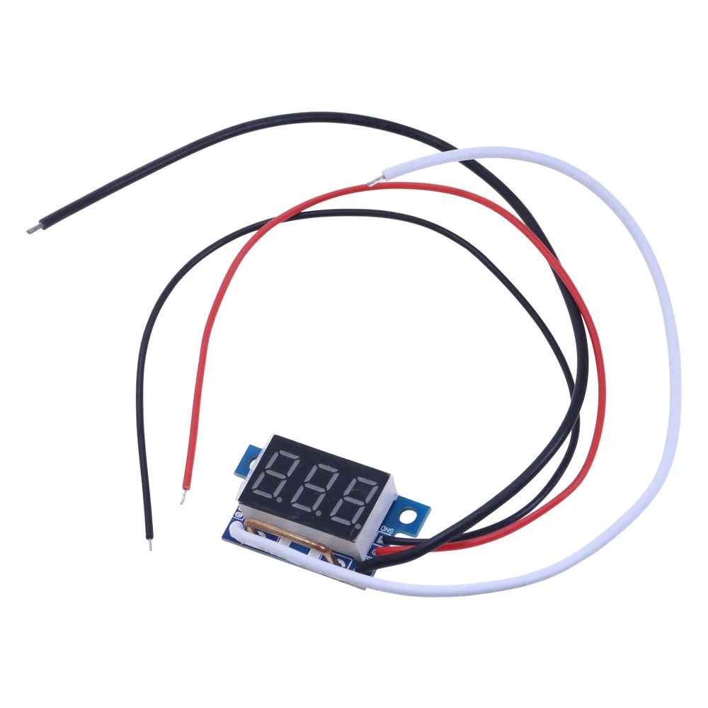 THGS Digital LED Ammeter AMP Panel Power Indicator DC0-10A Red | Инструменты