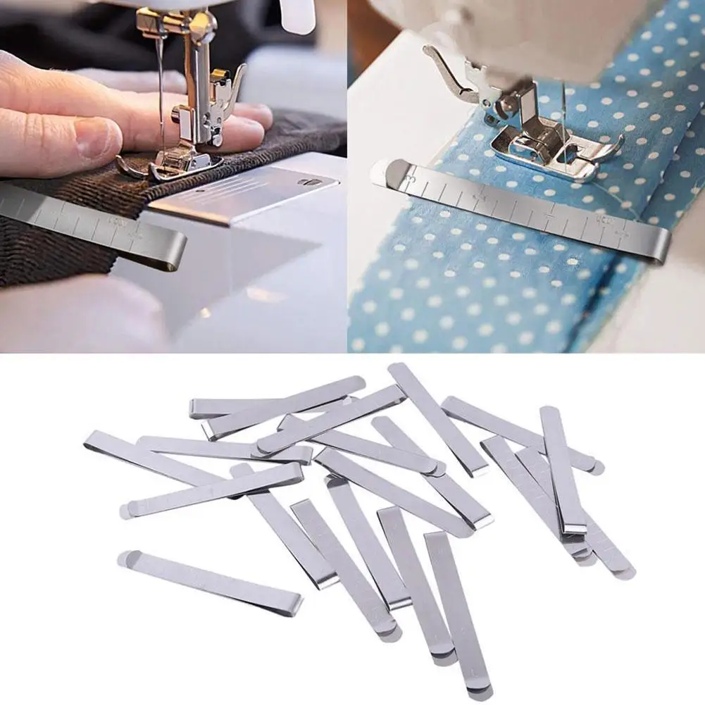 5/10/20pcs 3 Inch Metal Sewing Clips DIY Hemming Crimping Quilting Clip Marking Fixing Measuring Ruler Accessories | Дом и сад