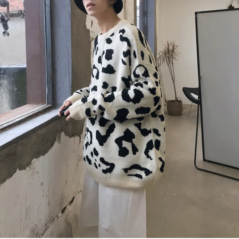 Зимний новый мужской свитер теплый Модный повседневный вязаный пуловер с