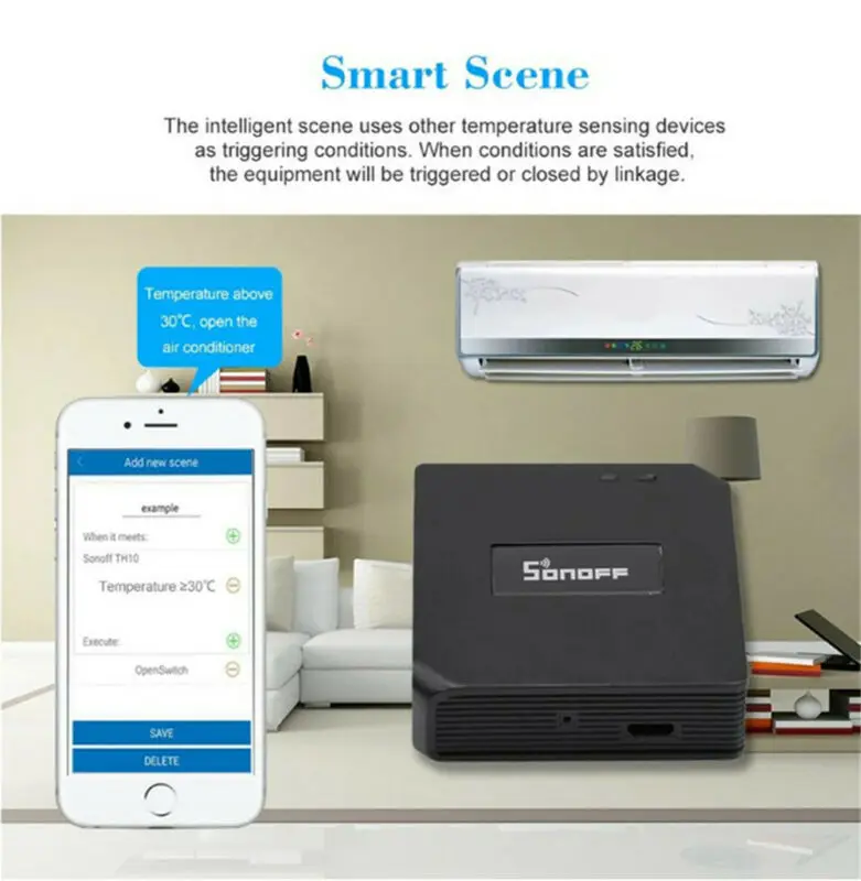 Интеллектуальный выключатель света SONOFF RF Bridge шлюз беспроводной WiFi переключатель Smart ПДУ 433 МГц RF переключатель