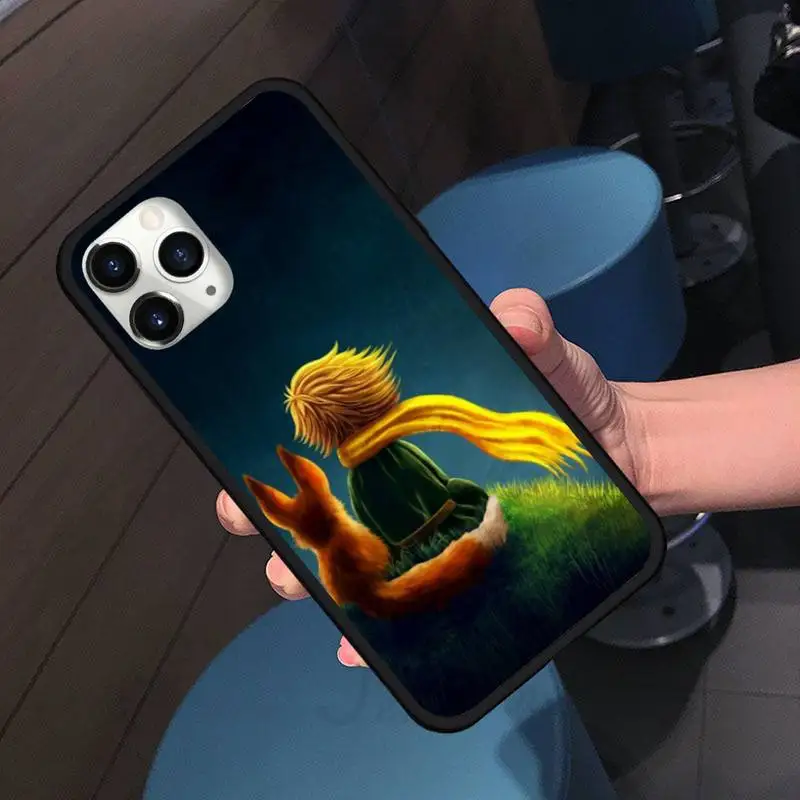 

Cartoon Little Prince earth space fox Phone Case for iPhone 11 12 pro XS MAX 8 7 6 6S Plus X 5S SE 2020 XR shell cover funda