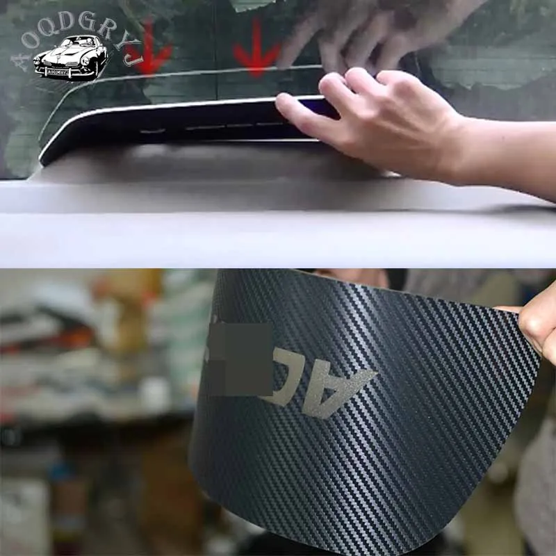 Декоративная наклейка на заднее окно и стоп светильник из АБС пластика подходит