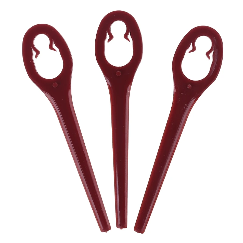 

100pcs Plastic Blade Cutter Replace for Trimmer Garden Lawn Mower Strimmer Blade Cut Cordless Grass Garden Crop