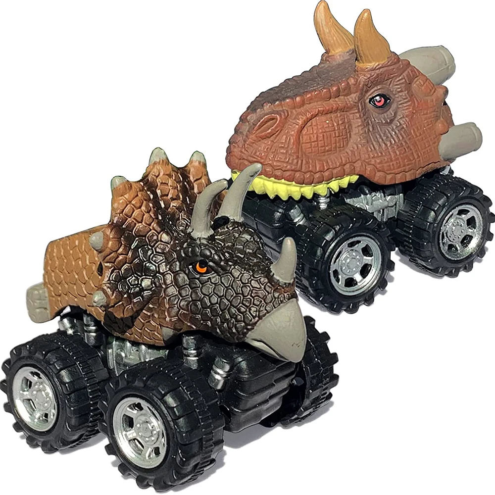 

Jurassic World Dinosaur Toys Pull Back Cars for 3+ Year Old Boys Girls Toddler Baby Monster Trucks Kids Gifts Inertia Car Toy