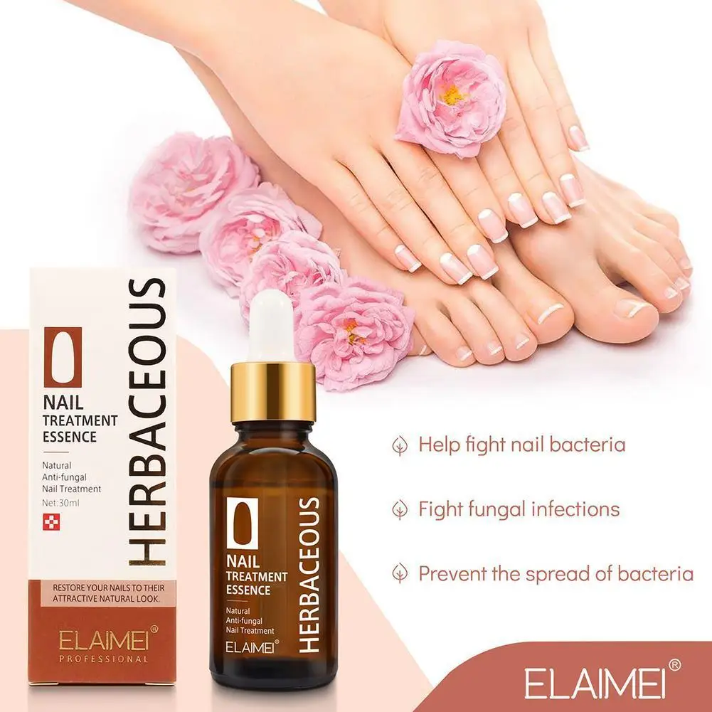

30ml Fungal Nail Treatments Serum Onychomycosis Paronychia Essences Fungus Anti-Fungal Repair Foot Care Sensitive Toe Herb R6G7