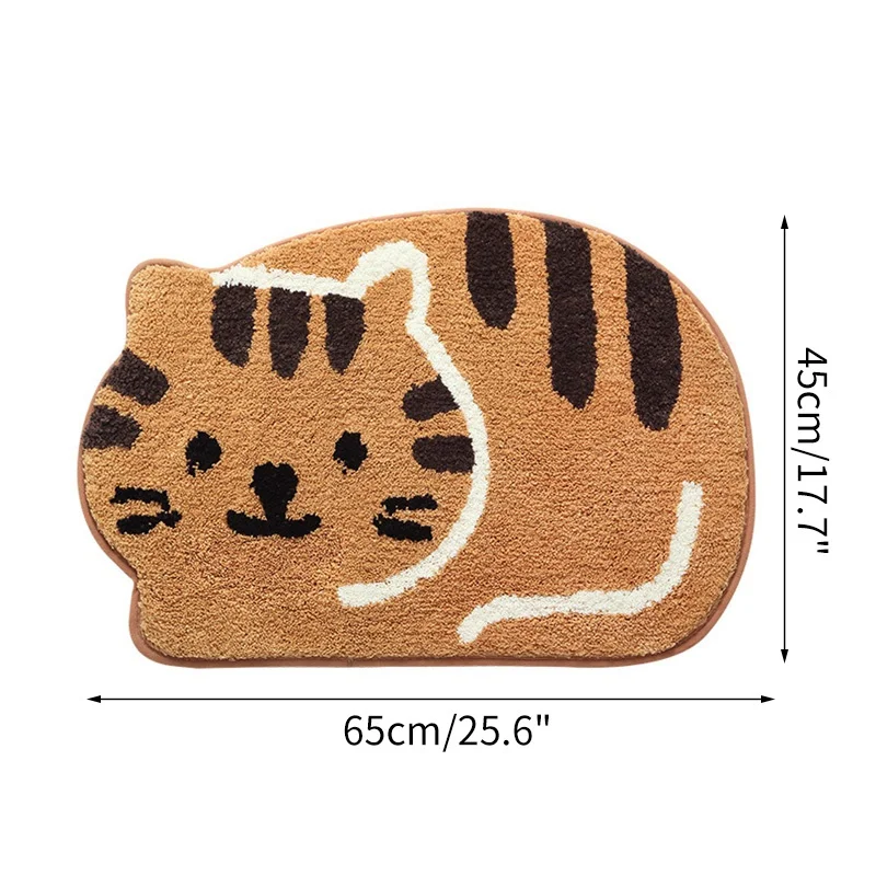 2020 мультяшный коврик для ванной Нескользящие коврики в виде подсолнуха кошки
