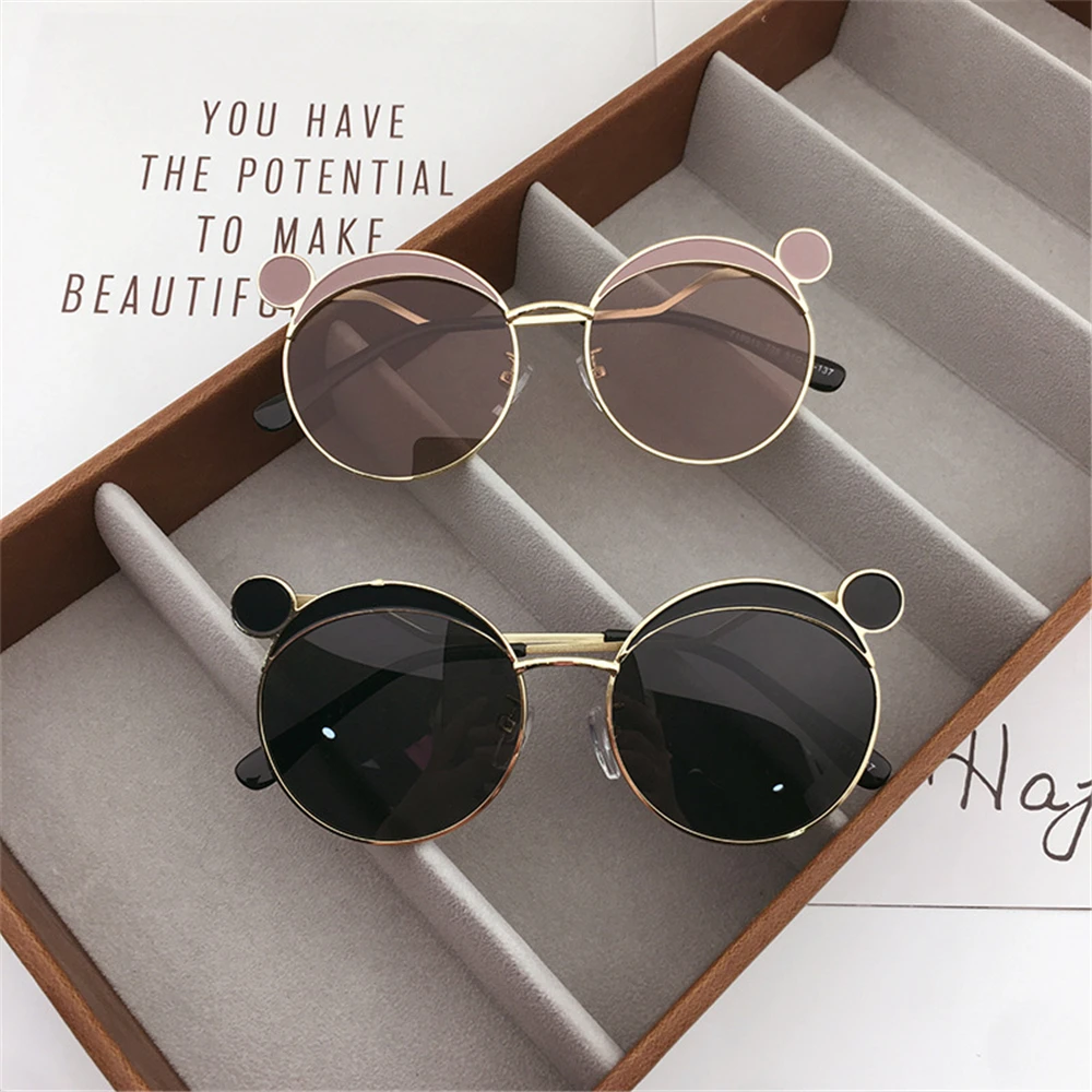 Модные детские солнцезащитные очки роскошные дизайнерские Мультяшные для