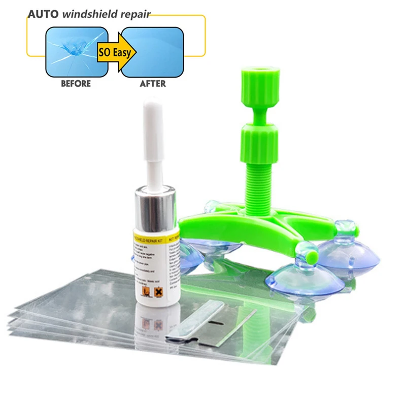 

Car Window glass Repair Resin Curing Glue Windshield Repair Kit DIY Car Window Repair Tools Glass Scratch Crack Restore