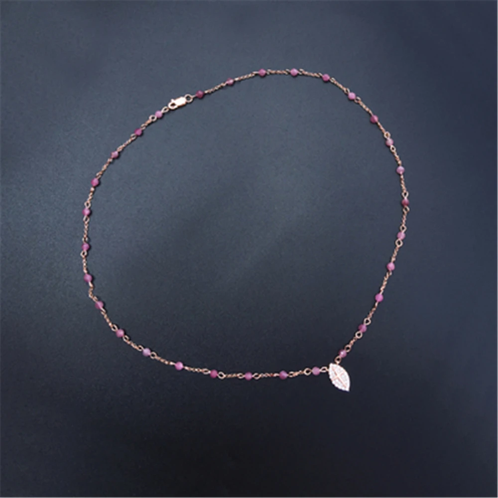 

cheny s925 sterling silver August new natural pearl necklace female mid-length hollow level sweater chain