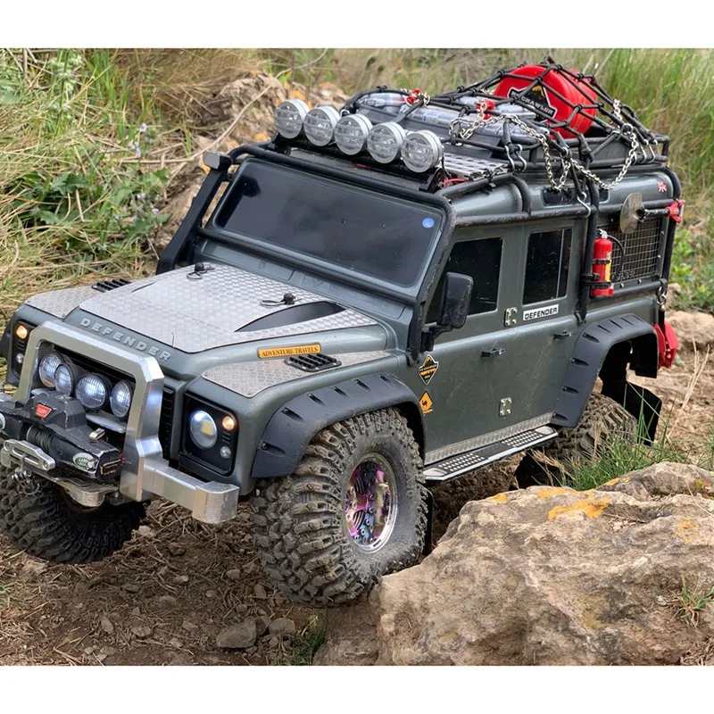 Для TRAXXAS TRX4 Defender Центральная противоскользящая пластина капота металлический