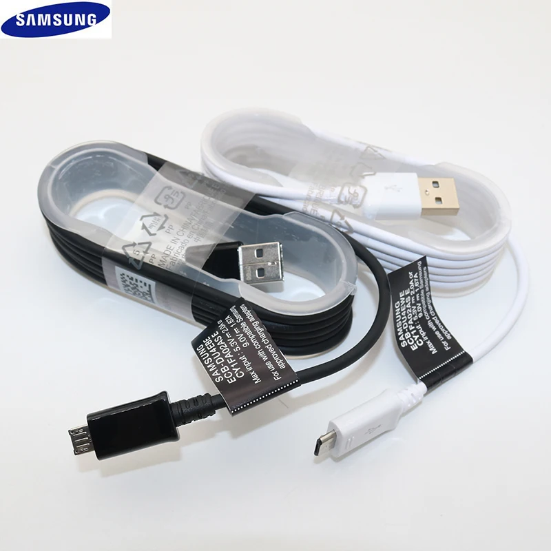 Для Оригинал Samsung быстрое зарядное устройство micro usb кабель 1 м-1 5 м 2A линия