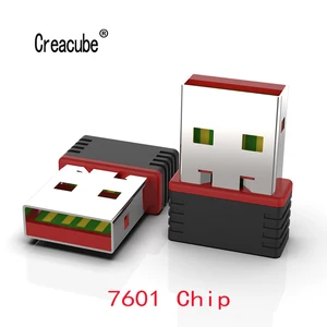 Creacube USB Wi-Fi беспроводная сетевая карта 150M 802,11 bgn LAN адаптер MT 7601 чип для ноутбука ПК Мини Wi-Fi донгл для ПК