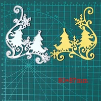 snowflake lace christmas tree metal cutting dies for stamps scrapbooking stencils diy paper album cards decor embossing 2020 new