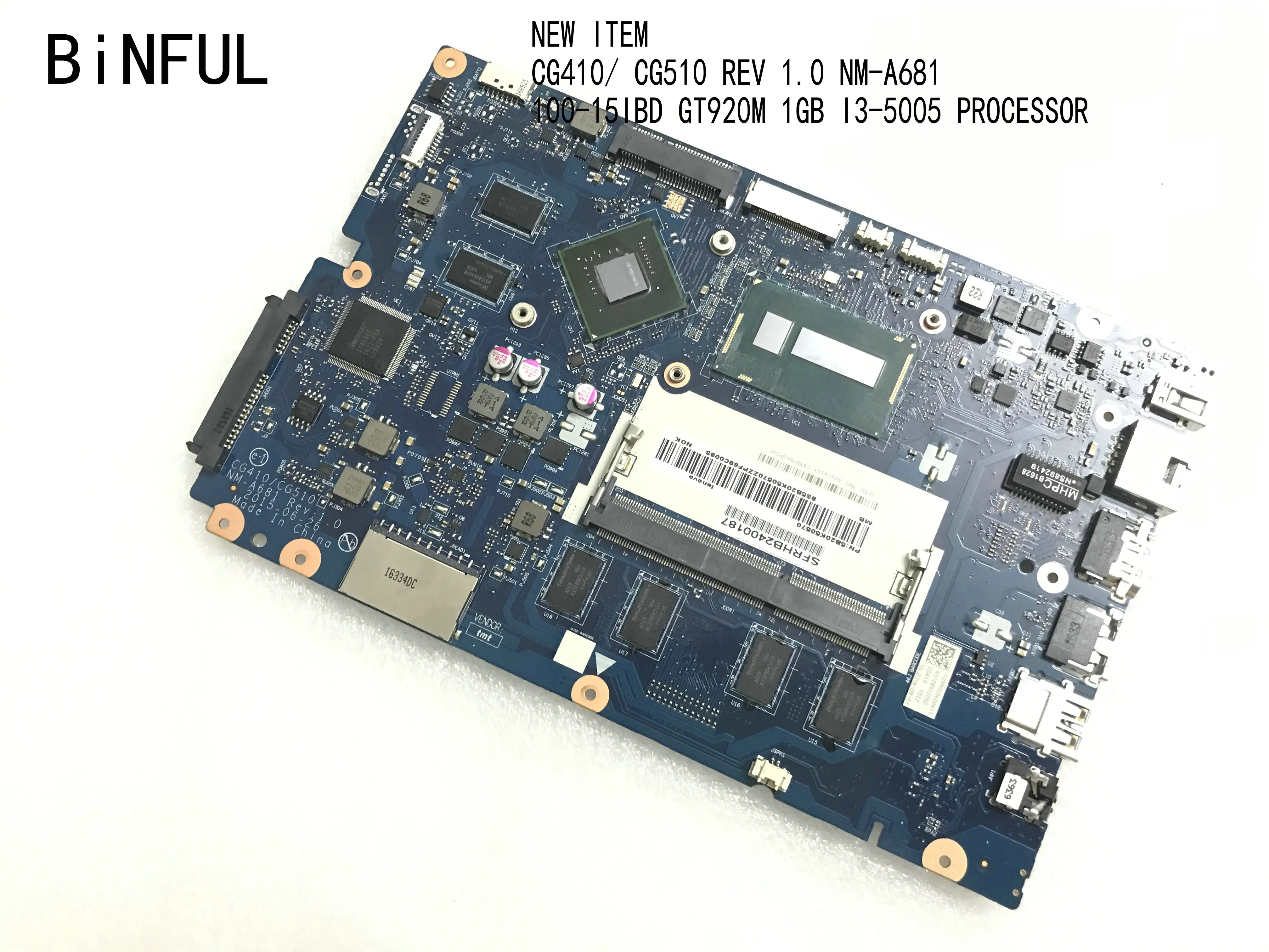 Быстрая доставка. Новый товар CG410 / CG510 NM A681 для материнской платы ноутбука LENOVO 100