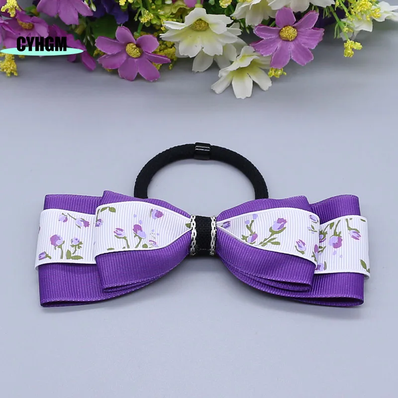 Оптовая продажа Новая Модная шелковая резинка для волос большие эластичные