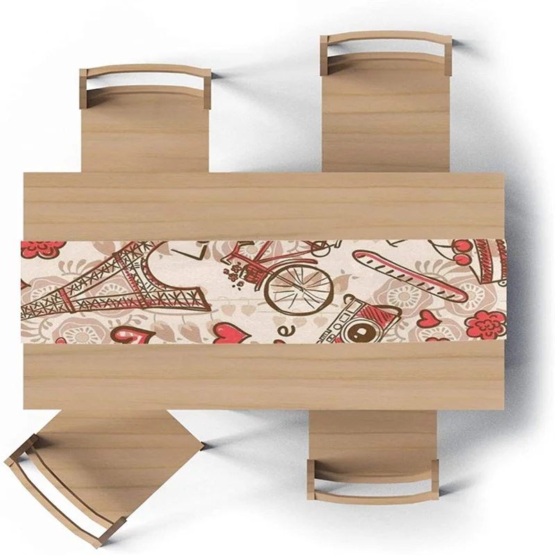 

Long table napkins, placemats, restaurants, wedding decorations, embroidered tables and chairs, wedding table decorations