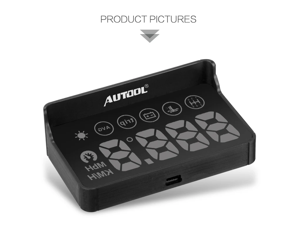 AUTOOL X30 HUD OBD 2 Head UP Display Car Speedometer Headup OBD2 Projector Smart Digital Auto Universal Meter | Автомобили и