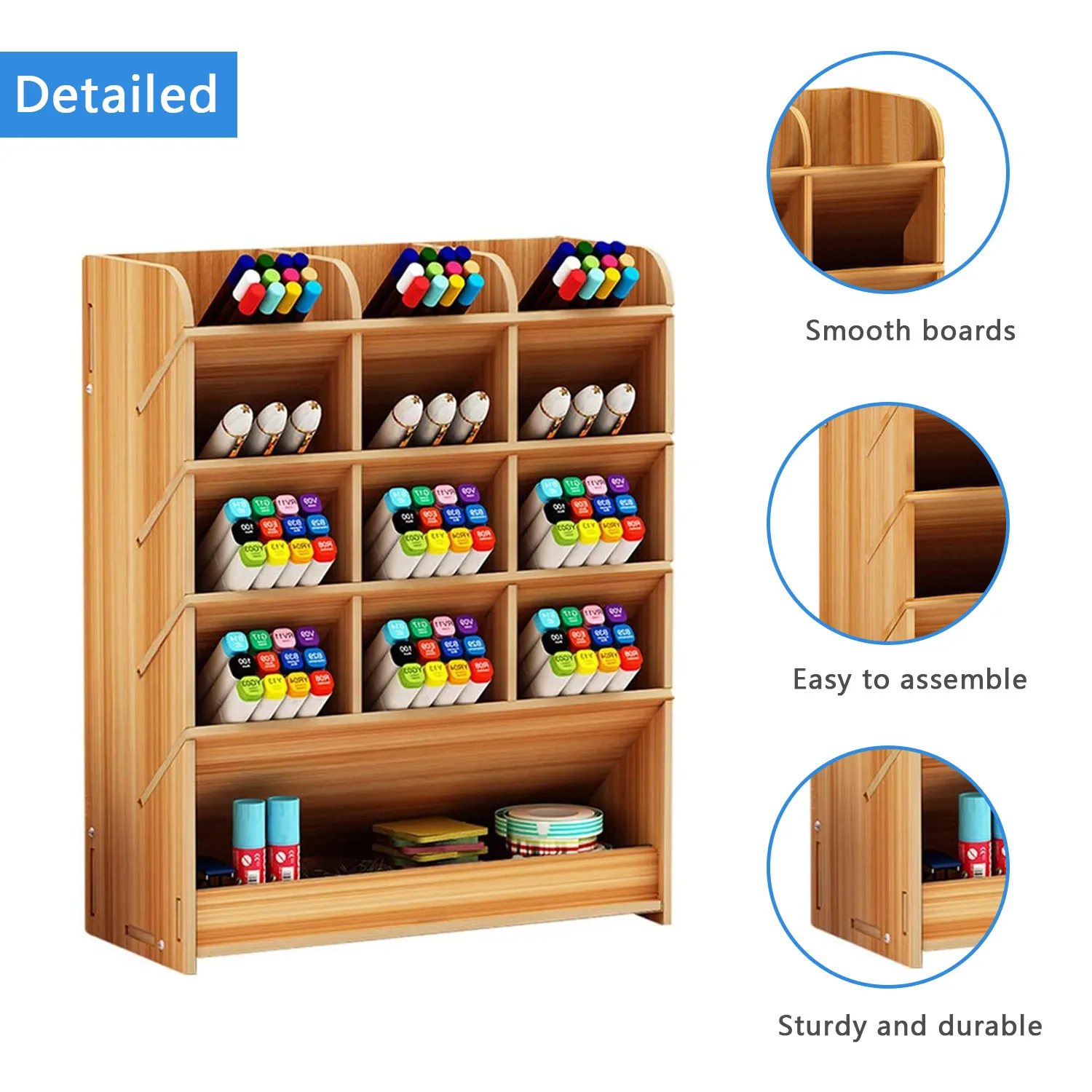 Настольный органайзер мульти-функциональный карандашом Карандаш Держатель Шкаф