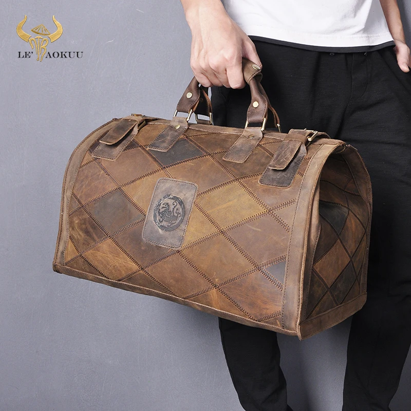 Quality Original Leather Male Larger Capacity Design Handbag
