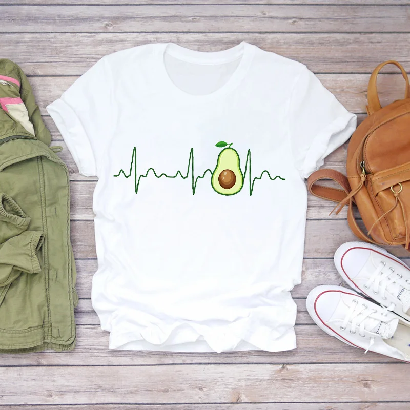 

2021 Women 90s Cartoon Sweet Love Valentine Womens T Shirt Graphic Female Tee T-Shirt Short Sleeve Clothes Lady T-shirts Top