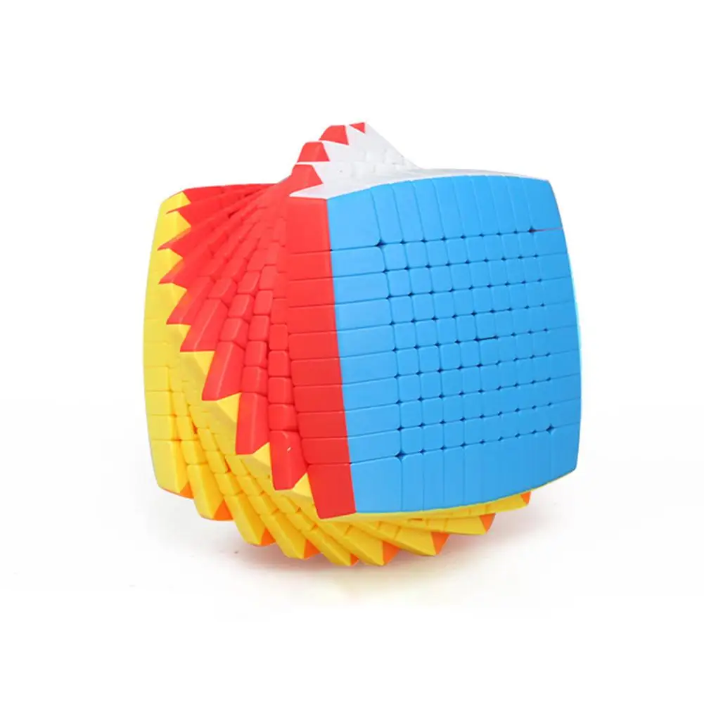 Новейшая Волшебная головоломка 10x10 Shengshou 10x10x10 скоростной кубик без наклеек 85 мм Профессиональный Cubo Magico высокого уровня игрушки для детей
