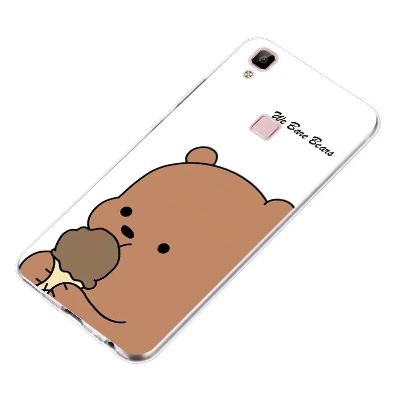 Силиконовый мягкий ТПУ чехол Bear 2 для Vivo X21 X23 NEX A V11 V11i Z3 Z3i Y91 Y93 Y95 без отпечатков