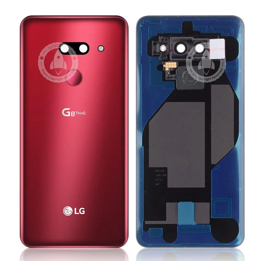 Red Новая Оригинальная задняя панель корпуса для LG G8 задняя крышка стеклянная Батарейная дверь для LG G8 ThinQ G820 G820N задняя крышка Запасные части - Цвет: Red