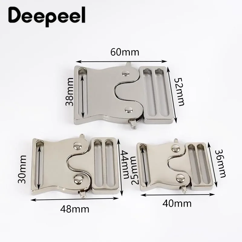 2 шт. Deepeel металлический мешок Быстрый боковой застежкой на пряжку 25/30/38 мм Собака