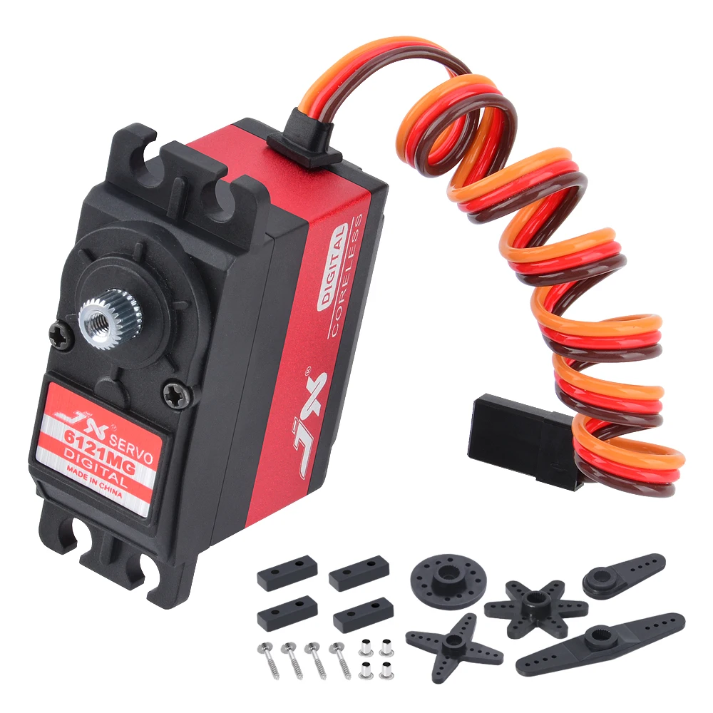 JX Servo PDI-6121MG 21 кг 0.13sec металла высокой точности Шестерни цифровой тигельные Стандартный сервопривод для модели RC