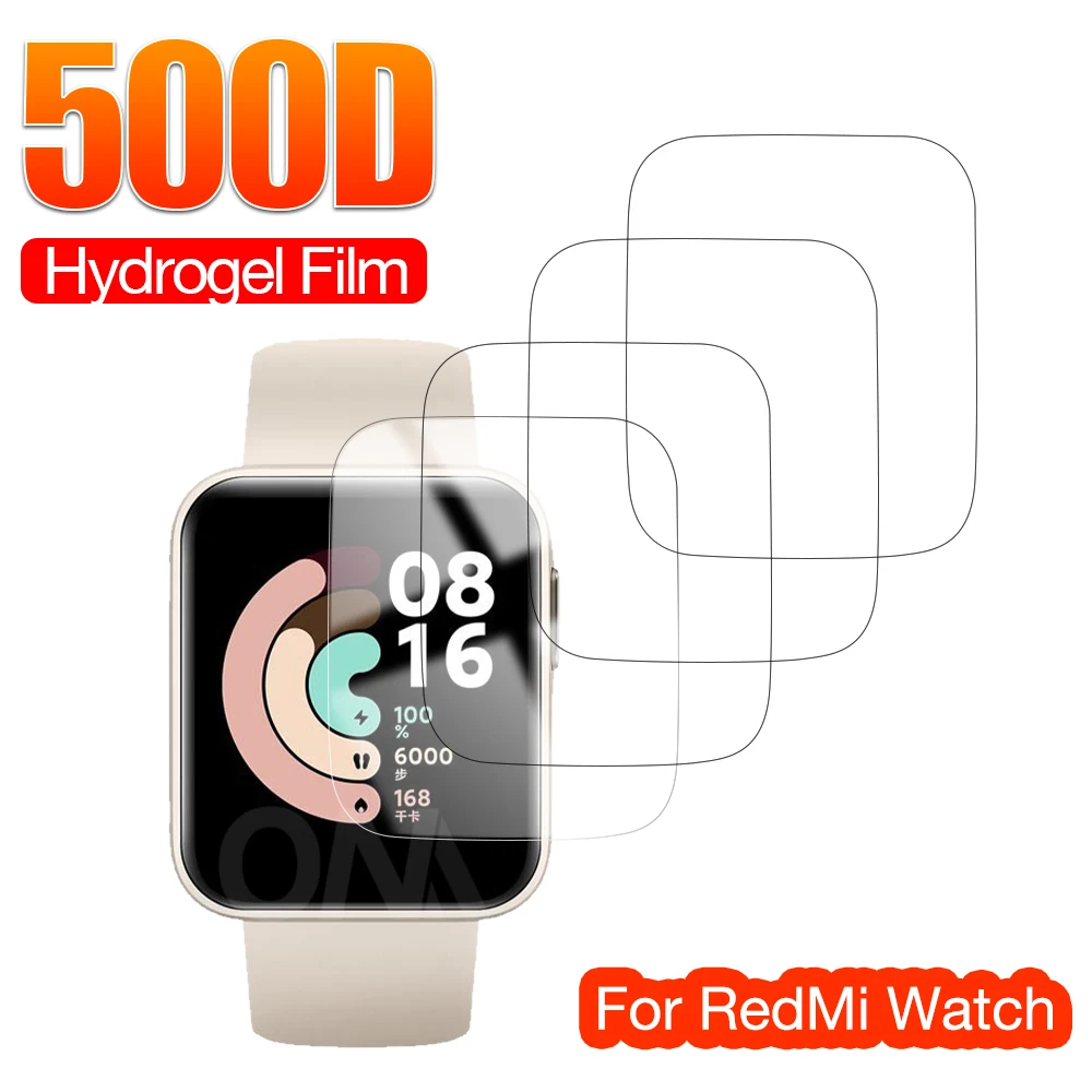 Full Coverage Screen Protector for Xiaomi Redmi Watch 2 / 1 & Mi Watch Lite Soft Hydrogel Protective Film Accessories (Not Glass protective hydrogel film for xiaomi mi watch lite screen protector for xiaomi mi watch lite not glass protection film foil