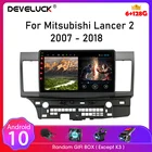 Мультимедийная магнитола для Mitsubishi Lancer 10 CY, мультимедийный видеоплеер на Android 10, 2 din, 4G, Wi-Fi, GPS, DVD, для Mitsubishi Lancer 10 CY 2007 - 2017