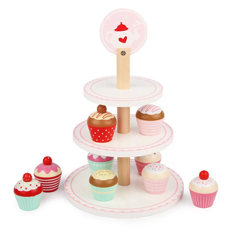 

Baby Toys Simulation Cake Wooden Toys Pretend Play Kitchen Food Baby Infant Food Toys Birthday Gift