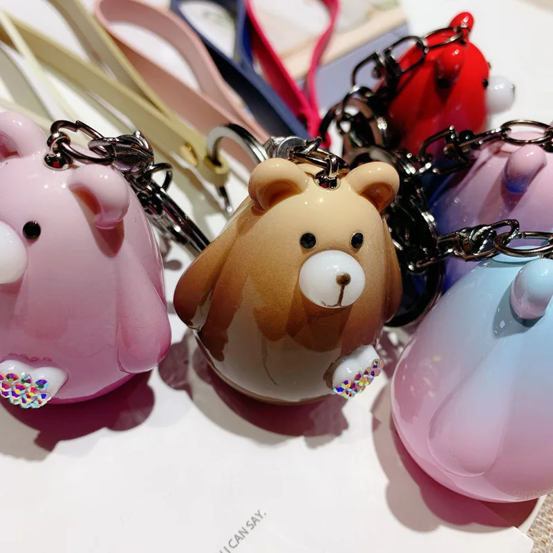 Брелок для ключей Fat bear мальчиков и девочек креативный милый автомобильный кулон